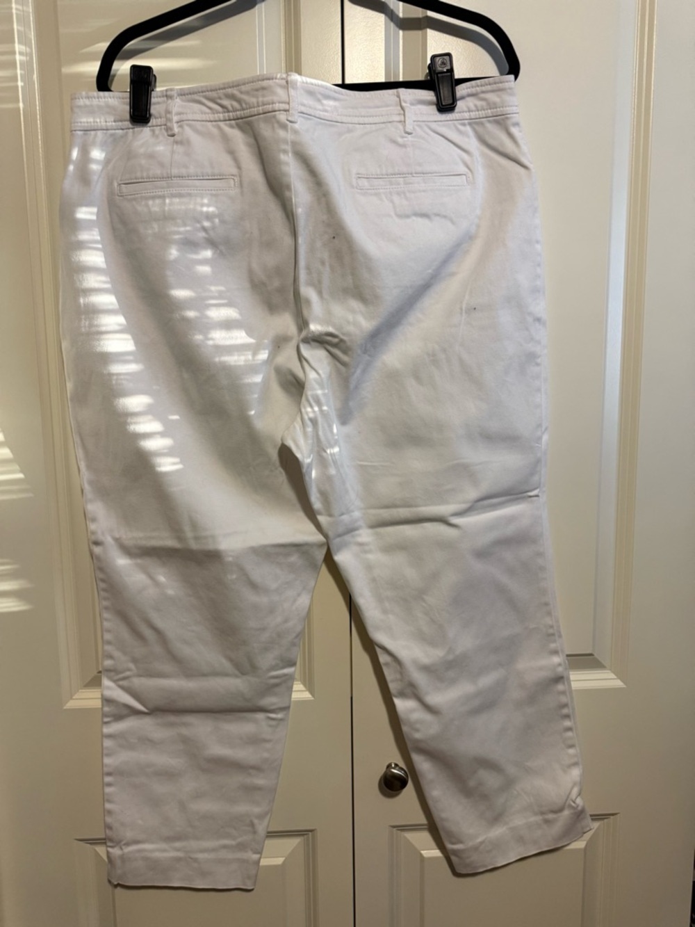 Lauren Ralph Lauren White Cropped Pant - Picture 3 of 5